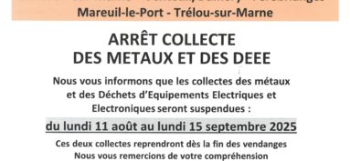 Informations déchetteries